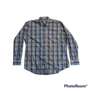 Peter Millar Plaid Button Down Shirt